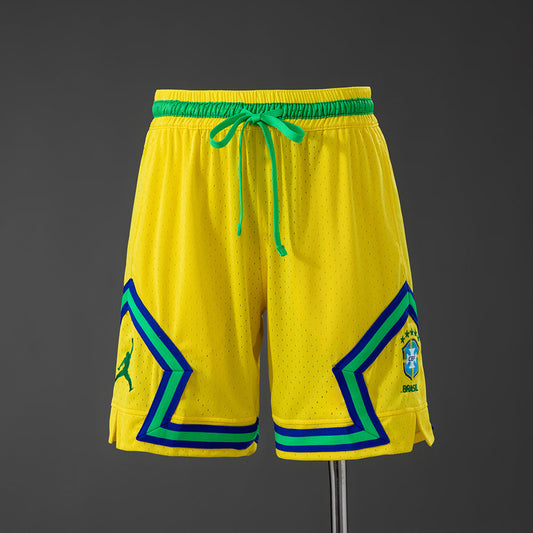 Brazil Basketball Shorts 2026 Yellow