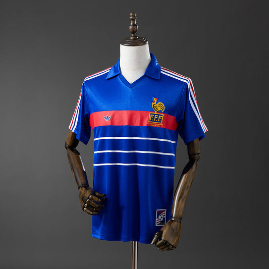 France Jersey 1982-84 Home Retro Kit