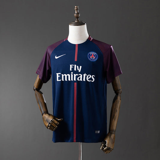 PSG Jersey 2017-18 Home Retro Football Kit