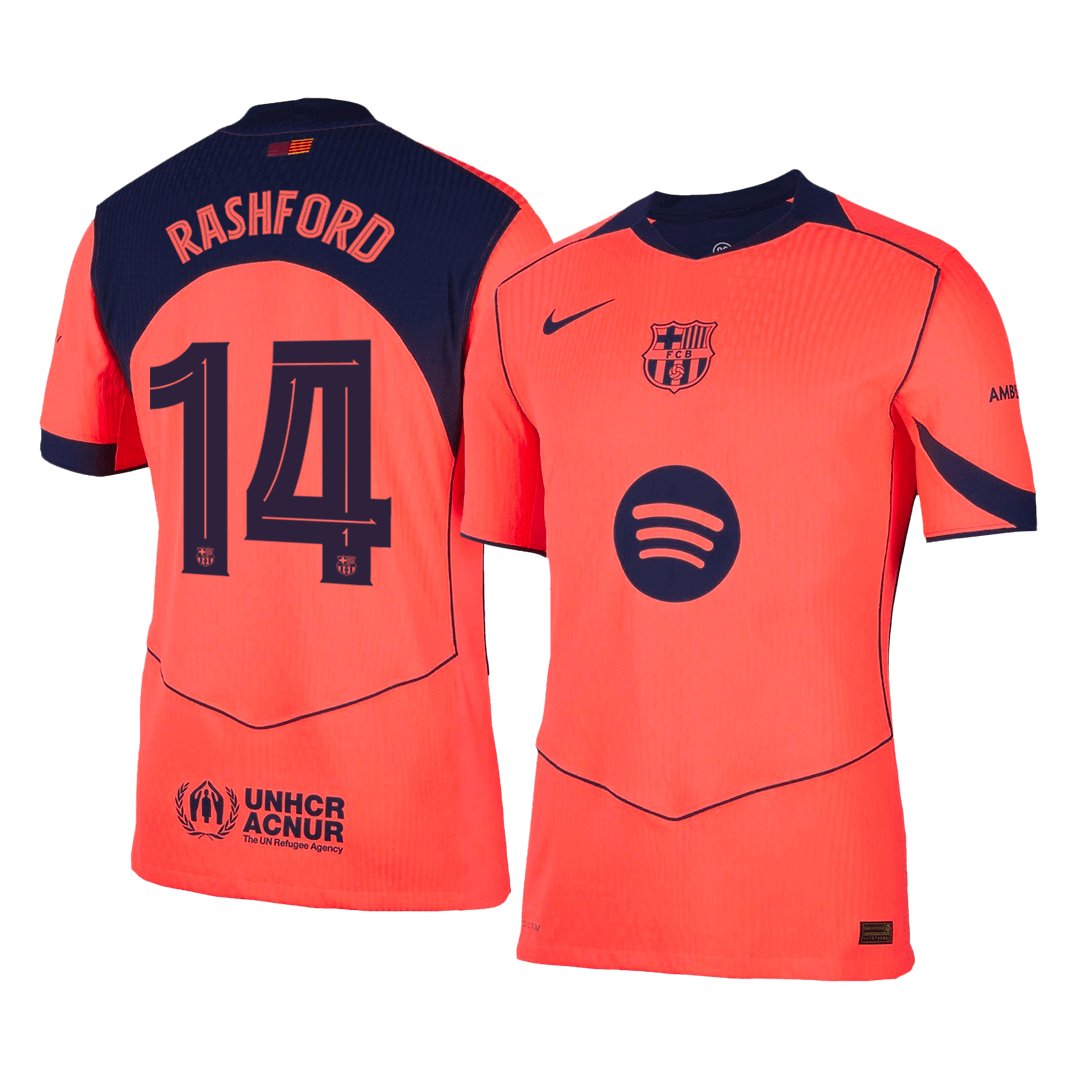RASHFORD #14 Mens Barcelona Third Jersey 2025/26 UCL - Player Version (Slim Fit)