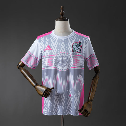 Mexico Jersey 2026 White Pink Special Football Kit
