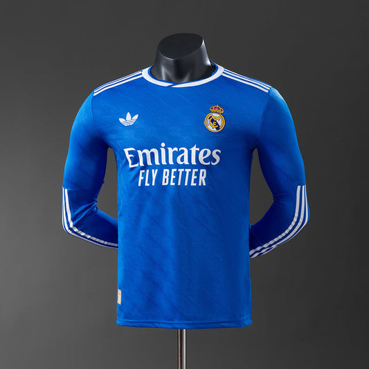 Real Madrid Jersey 25/26 Third Football Kit Long Sleeves Player Version