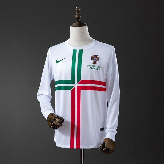 Portugal Jersey 2012 Away Retro Football Kit Long Sleeves