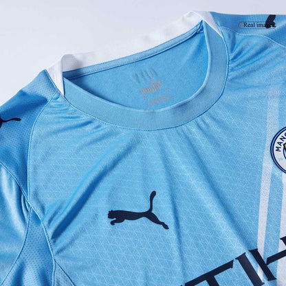 DE BRUYNE #17 Mens Manchester City Home Jersey 2025/26 - Player Version (Slim Fit)