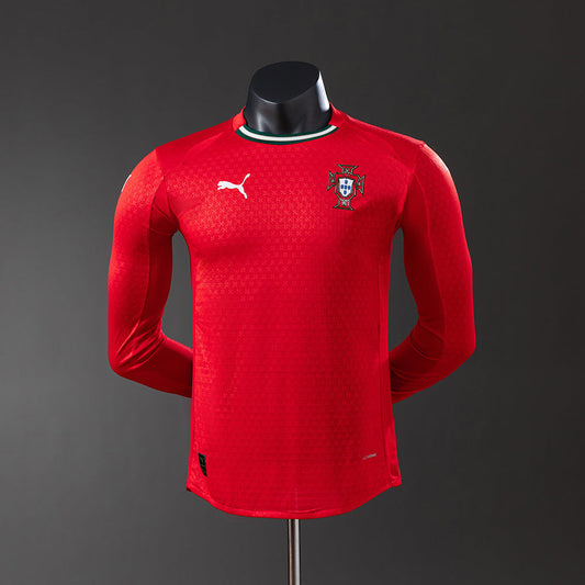 Portugal Jersey 2025/26 Home Football Kit Long Sleeves Player Version