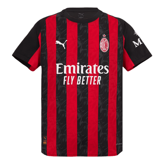 Mens AC Milan Home Jersey 2025/26 - Player Version (Slim Fit)