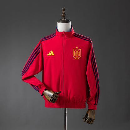 Spain Windbreaker 2026 Reversible Football Soccer Jacket