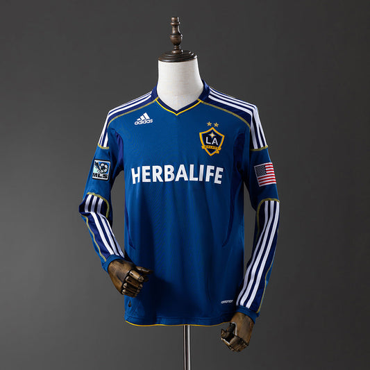 LA Galaxy Jersey 2011-12 Home Retro Kit Long Sleeves