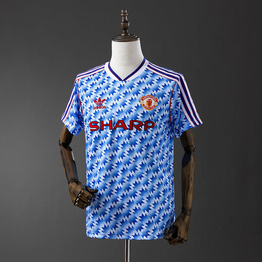 Manchester United Jersey 1990-92 Away Retro Football Kit
