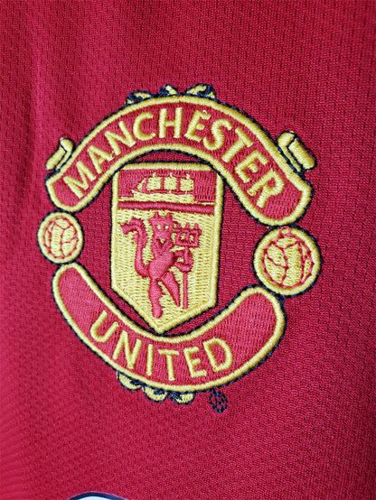 Manchester United Jersey Home Kit 2005/06 Retro Long Sleeve Football Team Soccer Shirt