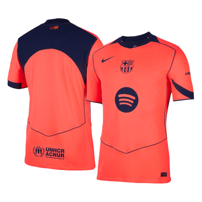 Mens Barcelona Third Jersey 2025/26 - Player Version (Slim Fit)