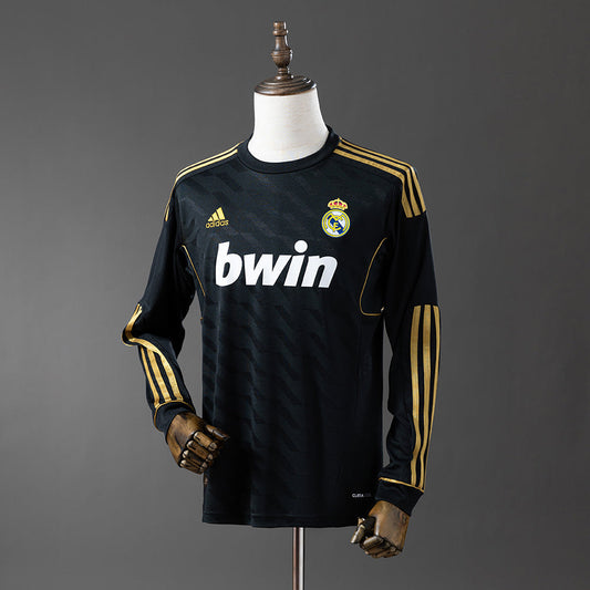 Real Madrid Jersey 2011/12 Away Retro Football Kit Long Sleeves