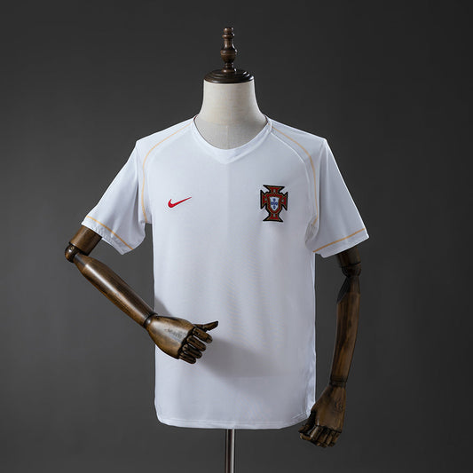 Portugal White Jersey 2006 Retro Football Kit Soccer Shirt