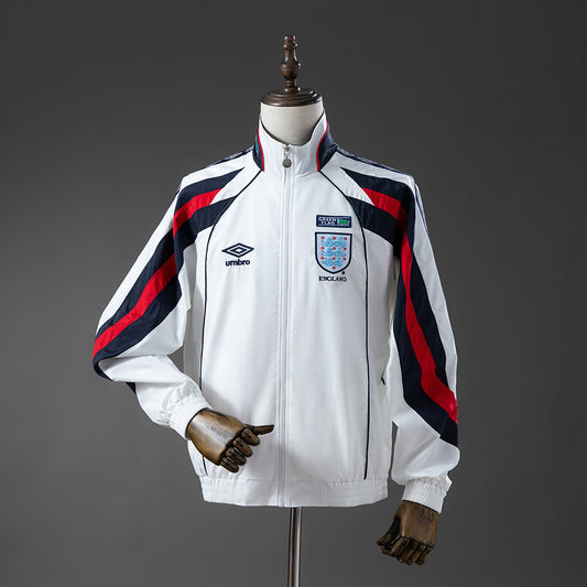 England Windbreaker 1998 Retro Football Soccer Jacket