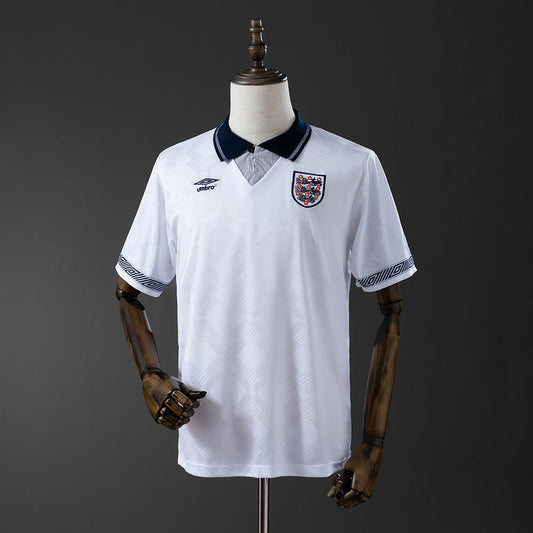 England Jersey 1990 Home Retro Football Kit