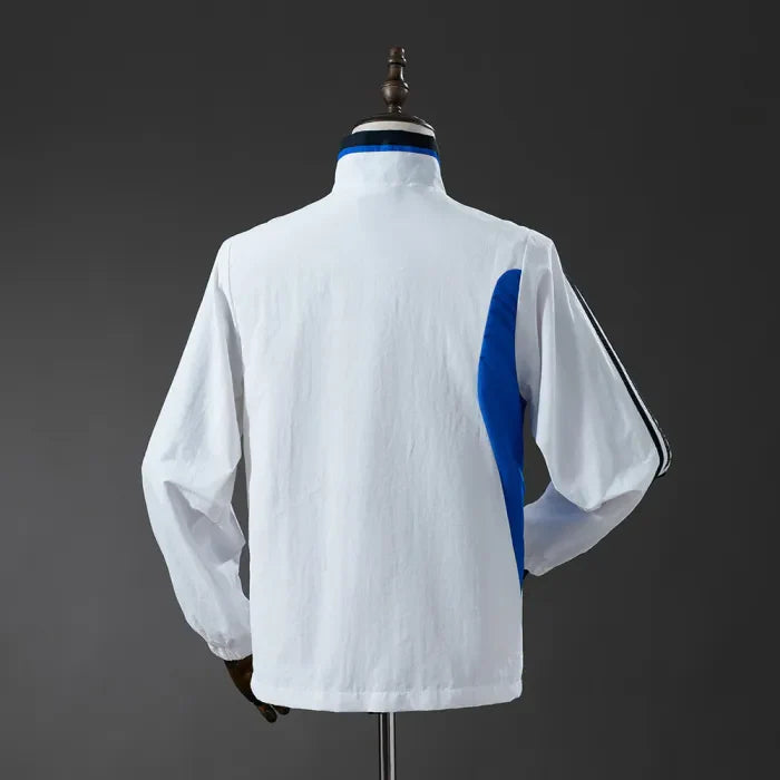 Real Madrid Windbreaker 2025/26 White Football Kit