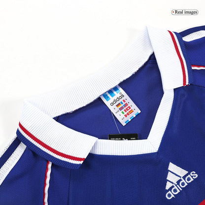 Retro HENRY #12 1998 Mens France World Cup Home Jersey