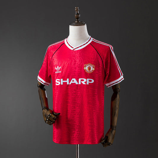 Manchester United Jersey 1990-92 Home Retro Football Kit