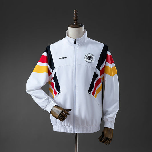 Germany Windbreaker 1996 White Football Soccer Jacket