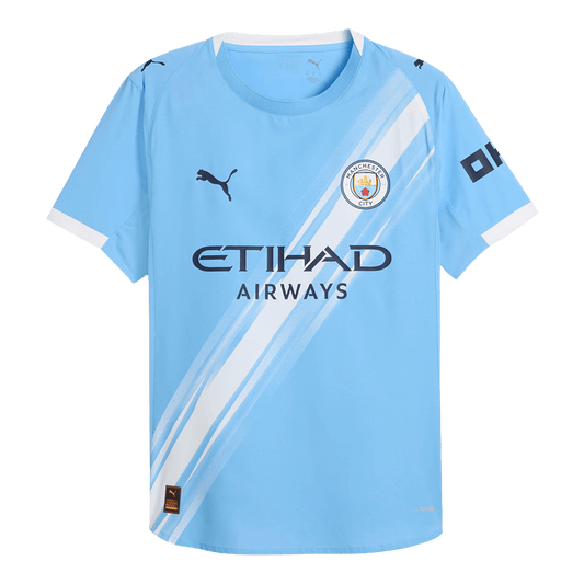 Mens Manchester City Home Jersey 2025/26 - Player Version (Slim Fit)