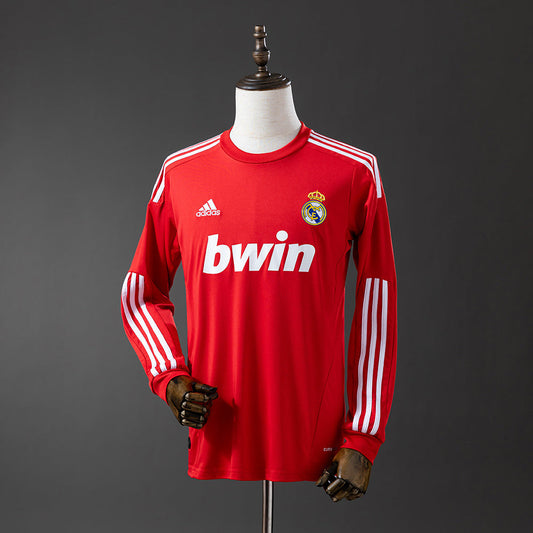 Real Madrid Jersey 2011/12 Third Retro Football Kit Long Sleeves