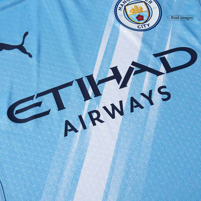 RODRIGO #16 Mens Manchester City Home Jersey 2025/26 - Player Version (Slim Fit)