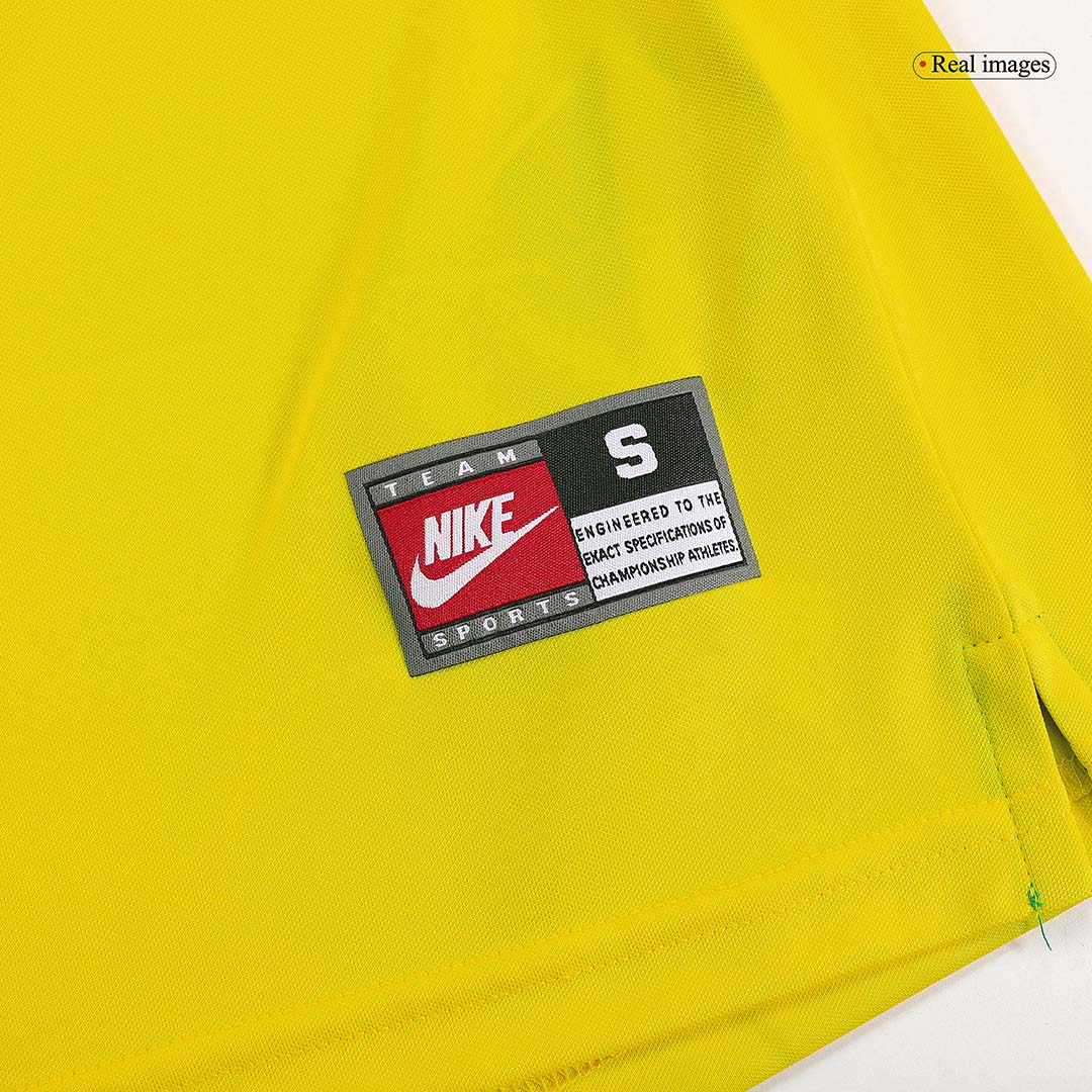 Retro RIVALDO #10 1998 Mens Brazil World Cup Home Jersey