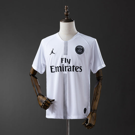 PSG Jersey 2018-19 White Retro Football Kit