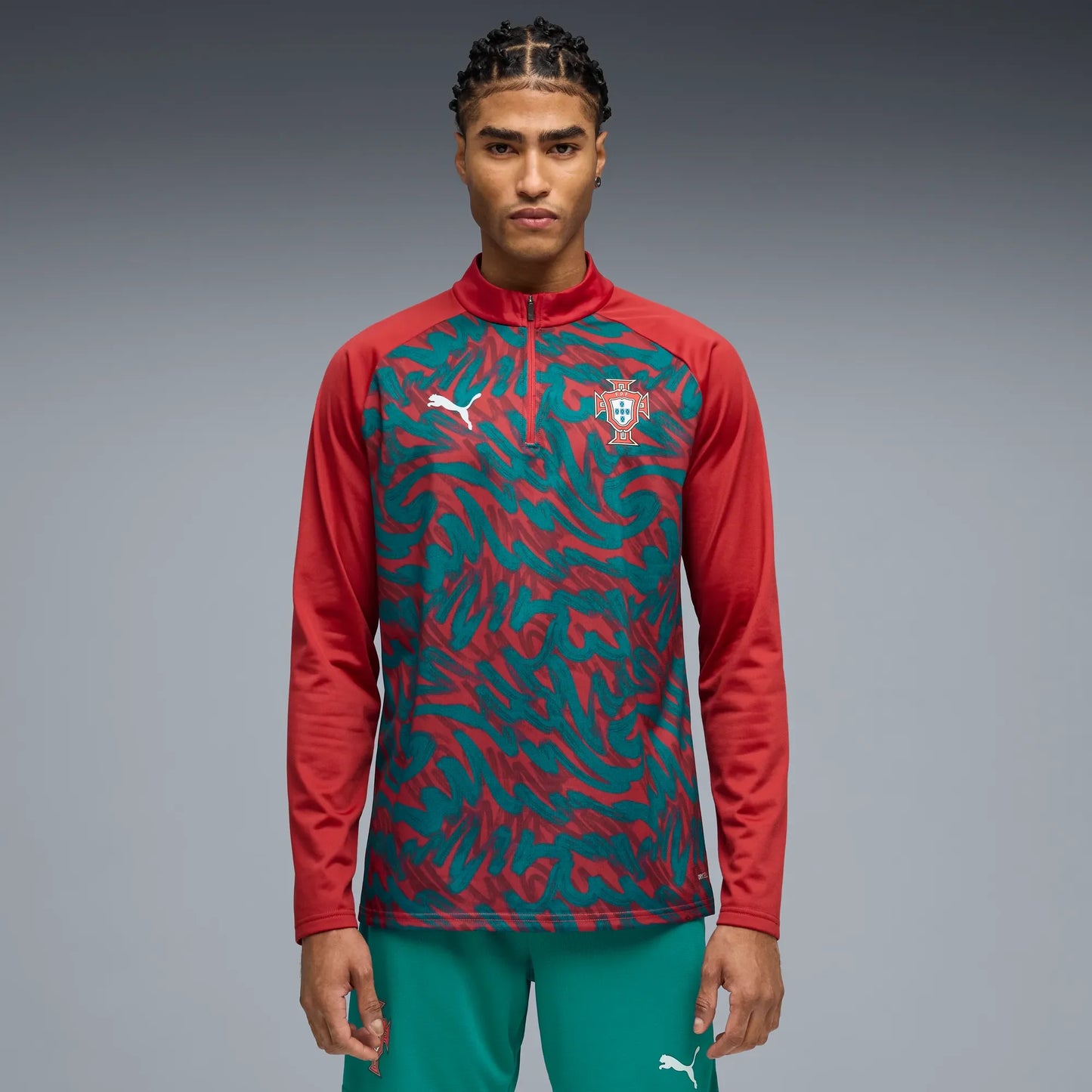 Puma 2026 Portugal Men's 1/4 Zip Pre-Match Top