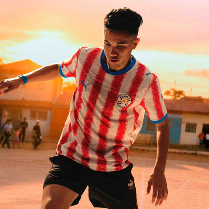 Puma 2026 Paraguay Men's Authentic Home Soccer Jersey