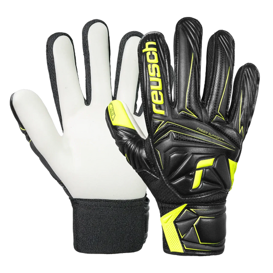 Reusch Junior Attrakt Starter Solid Finger Support Goalkeeper Gloves