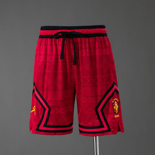 Brazil Basketball Shorts 2026 Red