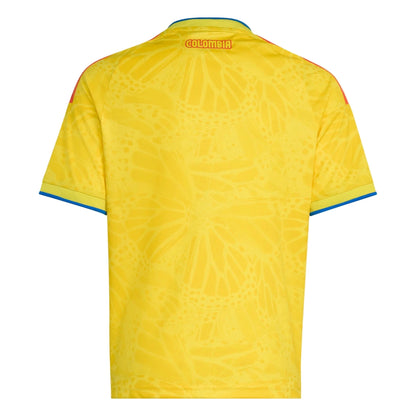 adidas 2026 Colombia Youth Stadium Home Soccer Jersey