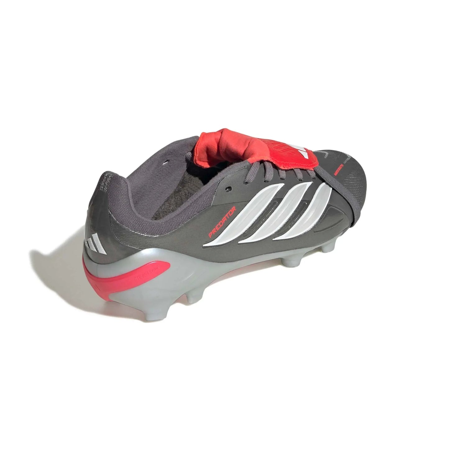 adidas Junior Predator Elite Fold-Over Tongue Firm Ground Soccer Cleats - Finishers Steel Pack (SP26)