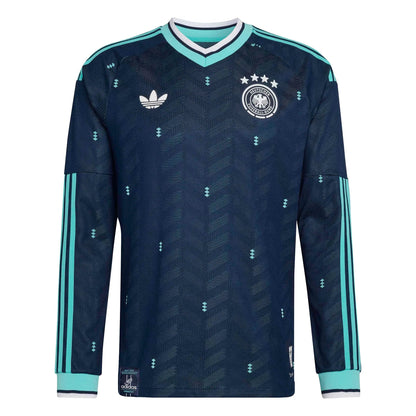adidas 2026 Germany Men's Authentic Away Long-Sleeve Soccer Jersey