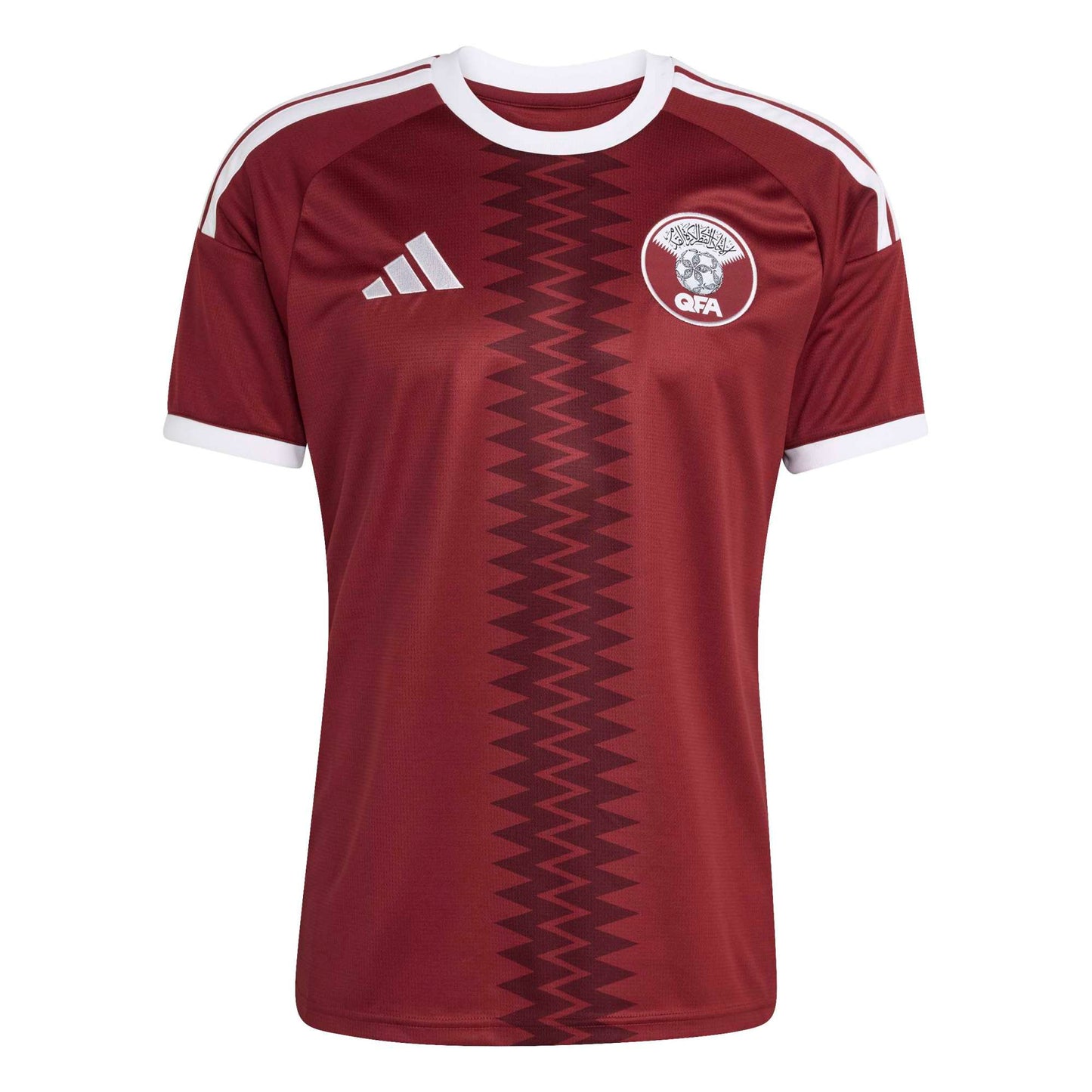 adidas 2026 Qatar Men's Stadium Home Soccer Jersey