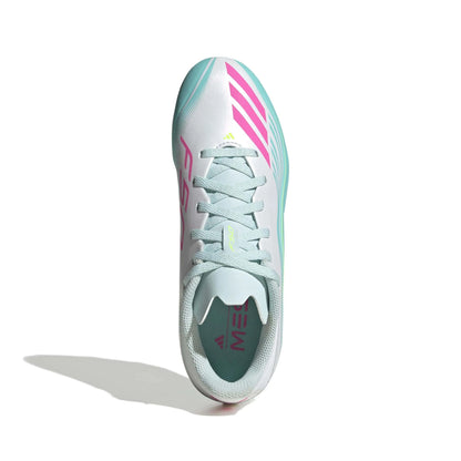 adidas Junior F50 Messi League Firm/Multi Ground Soccer Cleats - Messi Aurora Radiante Pack (SP26)