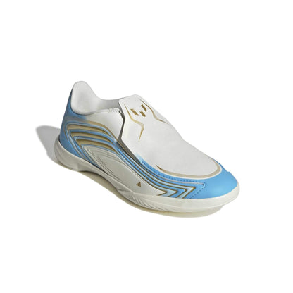 adidas Junior F50 Messi League Laceless Indoor Soccer Shoes - El Ultimo Tango Pack (SP26)