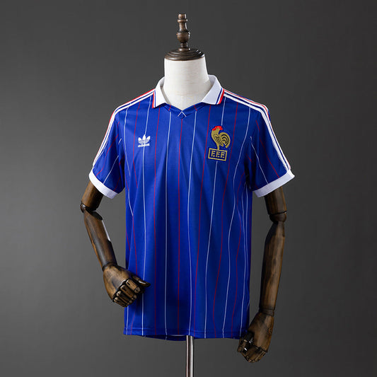 France Jersey 1982 Home Retro Football Kit