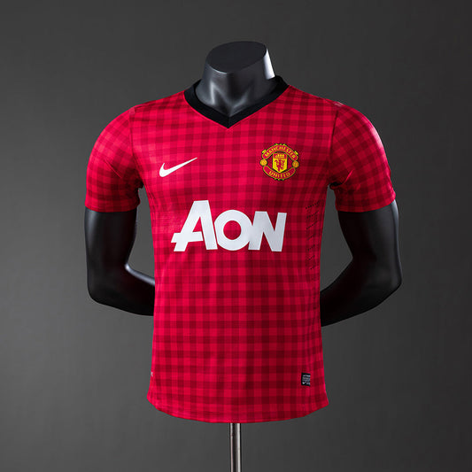 Manchester United Jersey 2012/13 Home Retro Football Kit Player Version