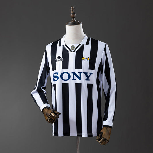 Juventus Jersey 1996-97 Home Retro Kit Long Sleeves