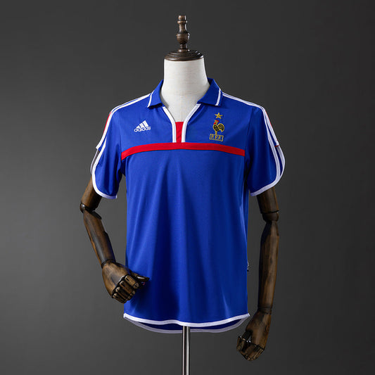 France Jersey 2000 Home Retro Football Kit