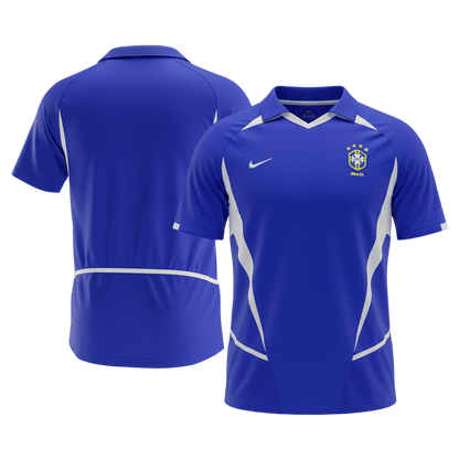 Retro 2002 Mens Brazil Away Jersey