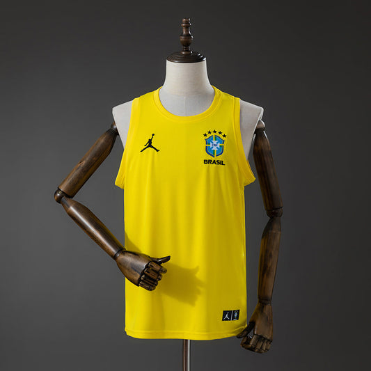 Brazil Training Vest Jersey 2026-2027 Football Kit Soccer Shirt