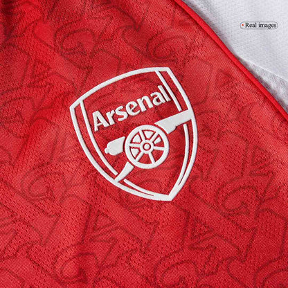 SALIBA #2 Mens Arsenal Home Jersey 2025/26 - Player Version (Slim Fit)