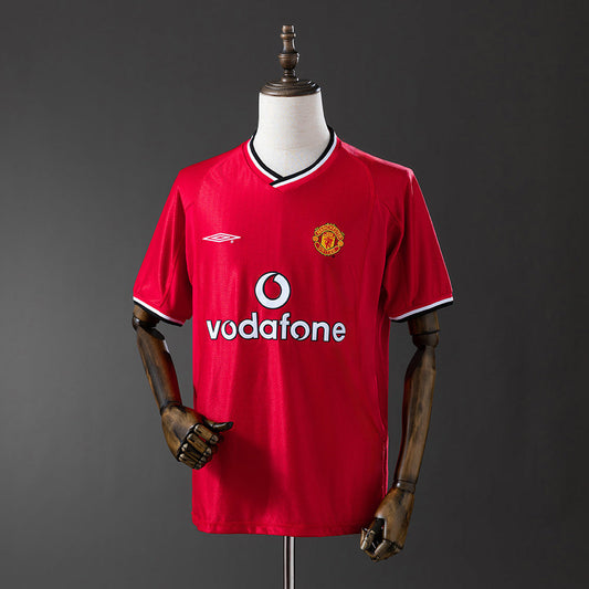 Manchester United Jersey 2000-01 Retro Home Football Kit