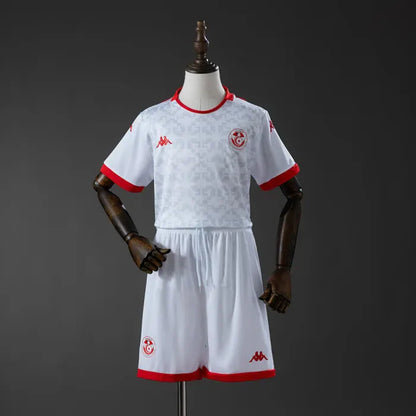 Kids Tunisia Away Jersey 2026 World Cup Football Kit Soccer Shirt