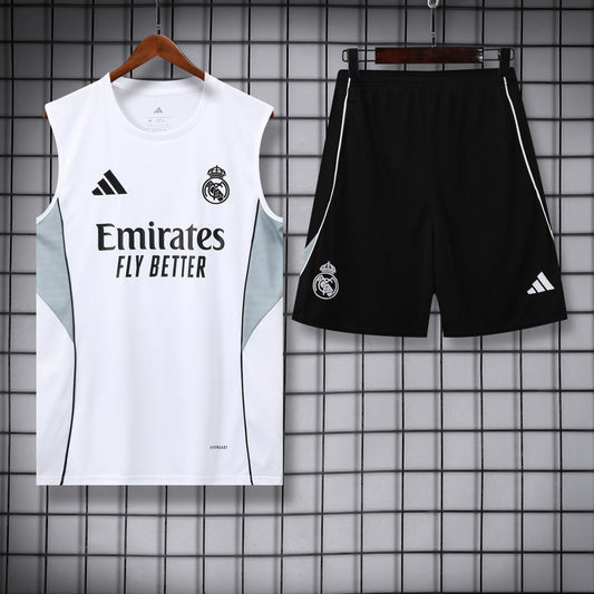 Real Madrid Vest Set Training Tracksuits 25/26 Football Kit Soccer Jersey