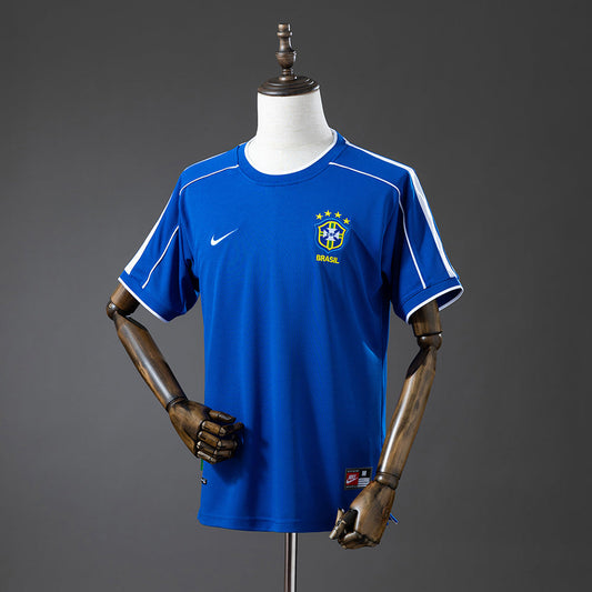 Brazil Jersey 1998 Away Retro Football Kit