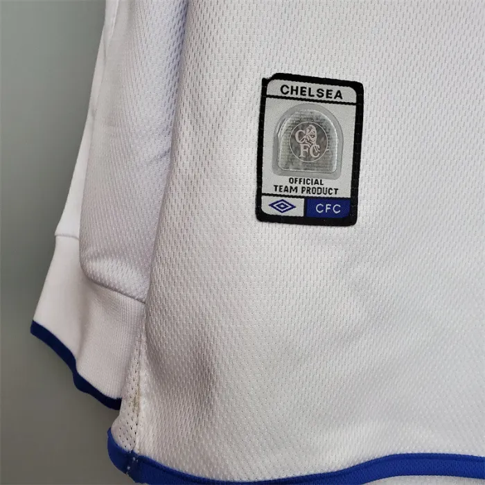 Chelsea Jersey Away Kit 2003/05 Retro Long Sleeves Football Team Soccer Shirt